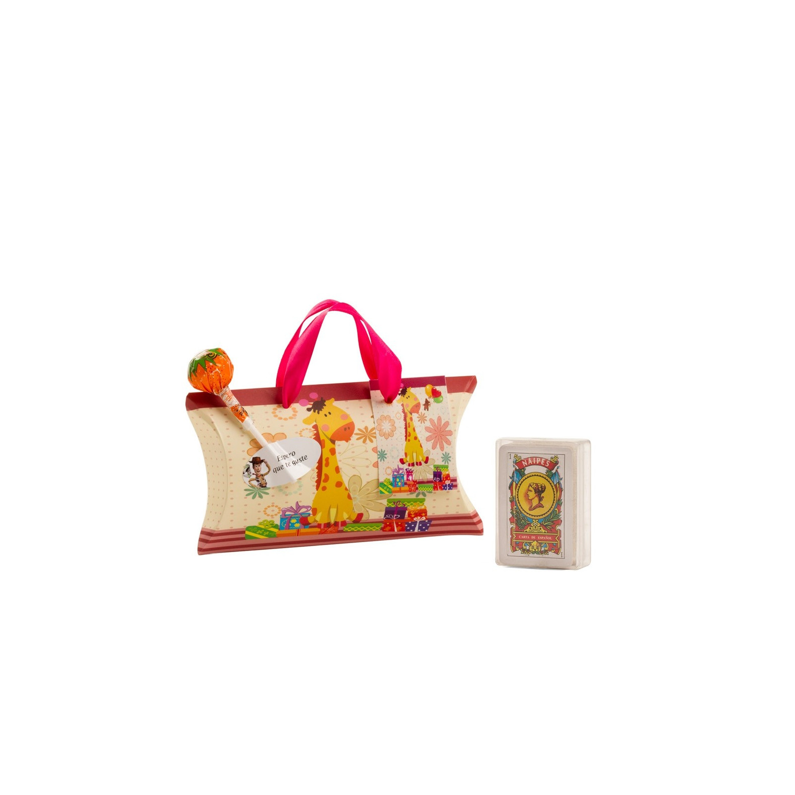 Jeu de cartes espagnol miniature cadeau personnalisé