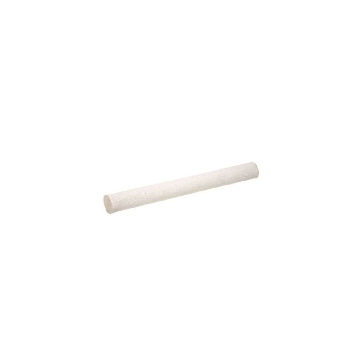 Rouleau de papier crépon blanc