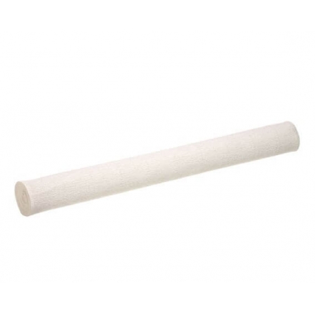 Rouleau papier crépon blanc