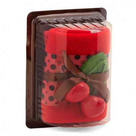 Serviette en forme de gâteau personnalisée idéale pour les clients