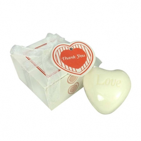 Savon personnalisé en forme de cœur