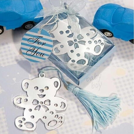 Marque Page Ours Bleu