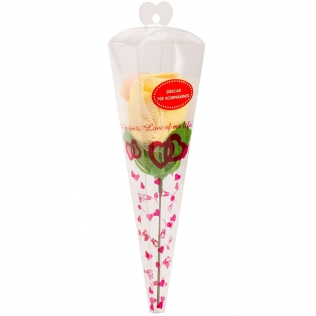 Set de Manucure avec Portefeuille et Serviette en forme de Fleur présenté dans une boîte avec une poignée