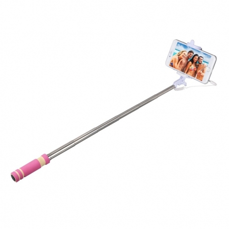 Bâton à selfie rose