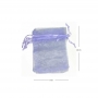 Porte-clés de communion fille dans un sac en organza personnalisé