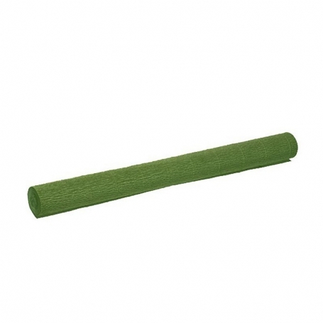 Papier Crêpon Vert Ponme