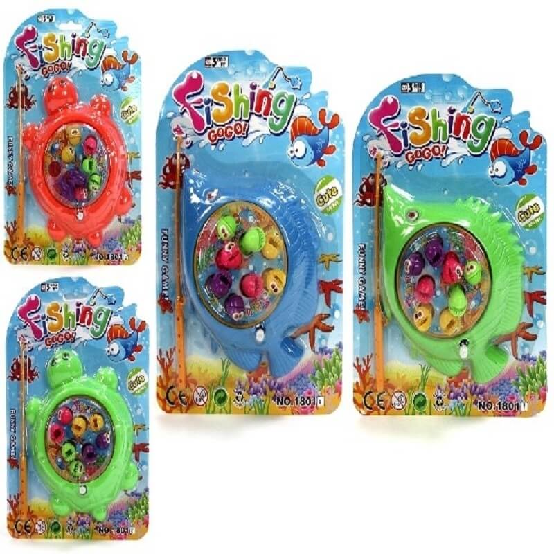 Jeu de Pêche Enfant avec Canne et Poissons Colorés : Détail Idéal pour Événements Enfantins
