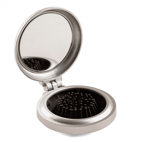 Miroir avec un autocollant d'angelita et un sac en organza personnalisé avec autocollant