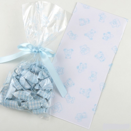 Bolsitas en cellophane décorées