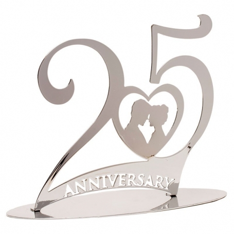 Figura de gâteau 25e anniversaire de mariage