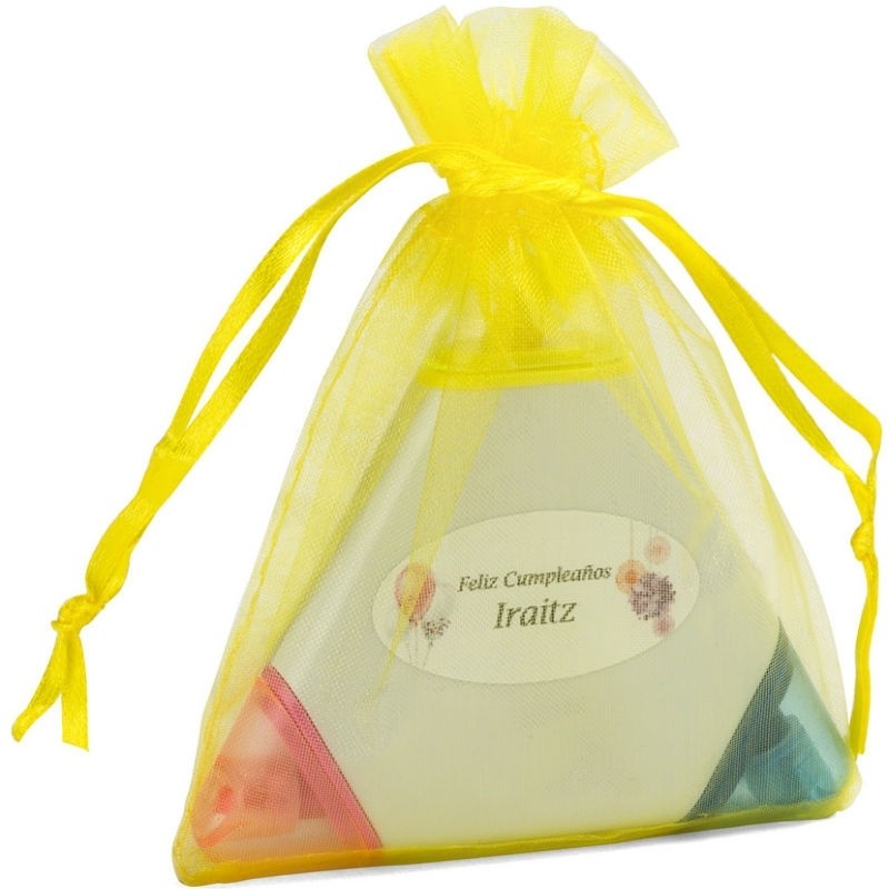 Lot De 6 Breloques Noël Verre à Vin - Sac Organza - Idée Cadeau Festive