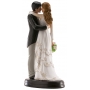 Figurines de mariés élégants pour le gâteau de mariage