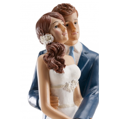 Figurine de mariage tenir par la taille