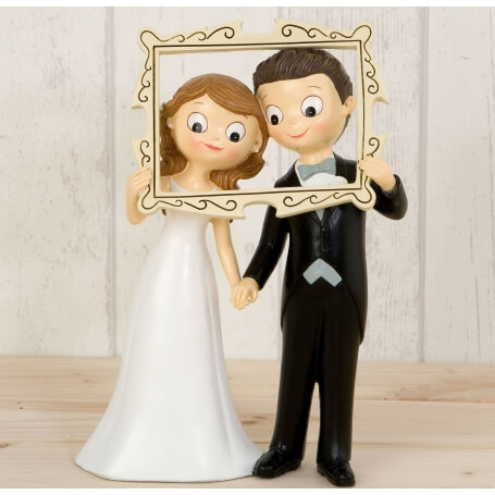 Figurines de mariés originaux pour le gâteau de mariage