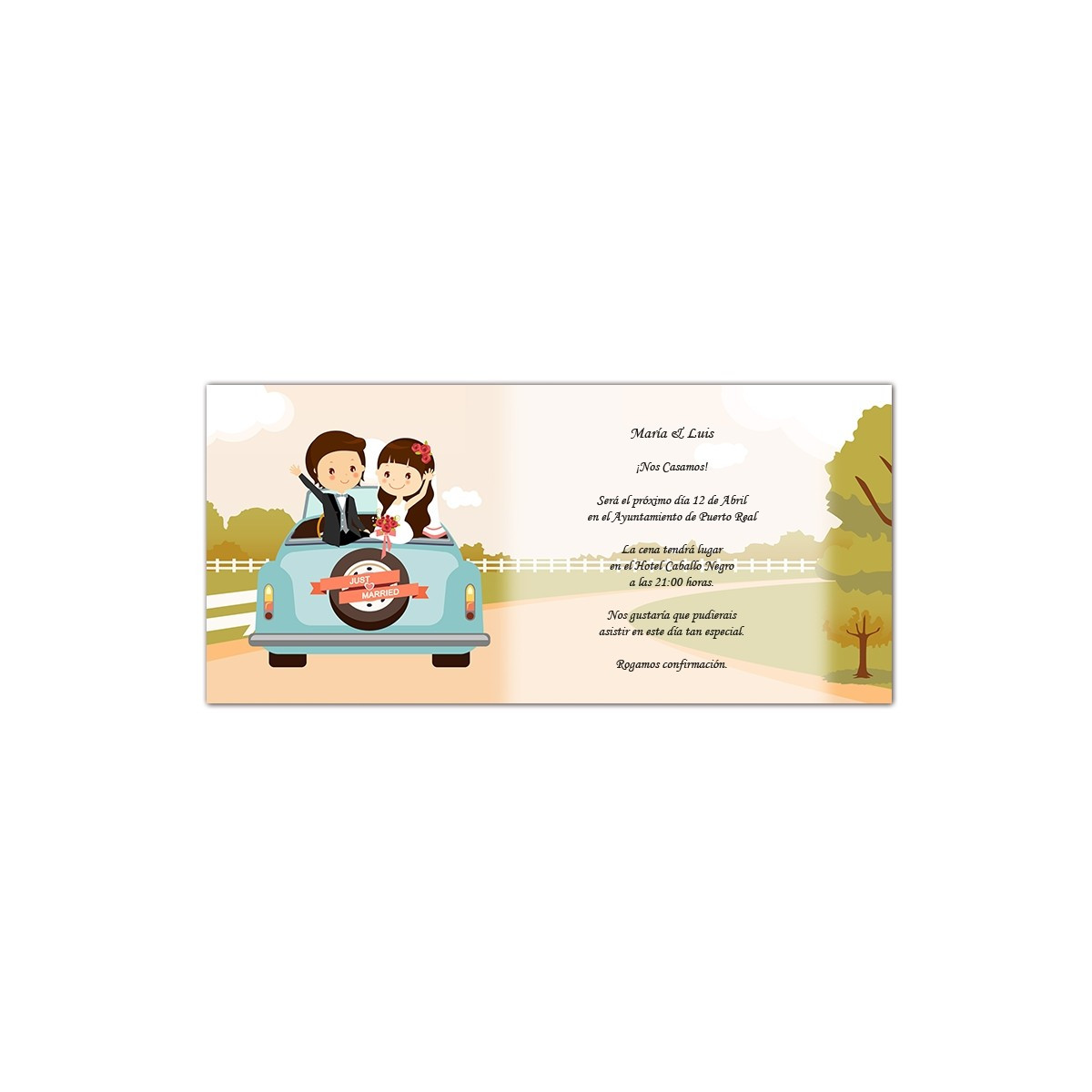 Invitations de mariage différentes et économiques