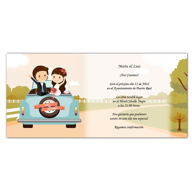 Invitations de mariage différentes et économiques