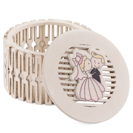 Boîte en bois mariage