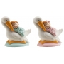 Figurines de cigogne et de bébé pour gâteaux de baptême bon marché