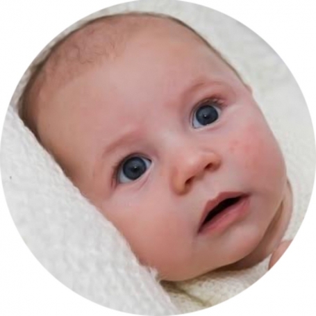 Petites étiquettes Avec Photo De Bébé