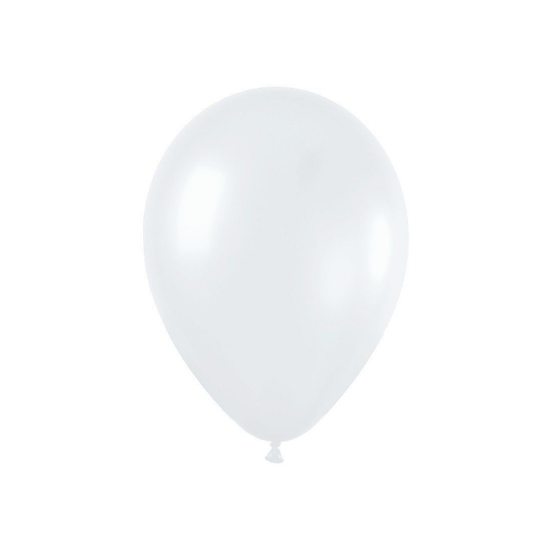 Pack de 100 ballons blancs
