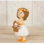 Figurine fille pour gâteau de mariage pas cher