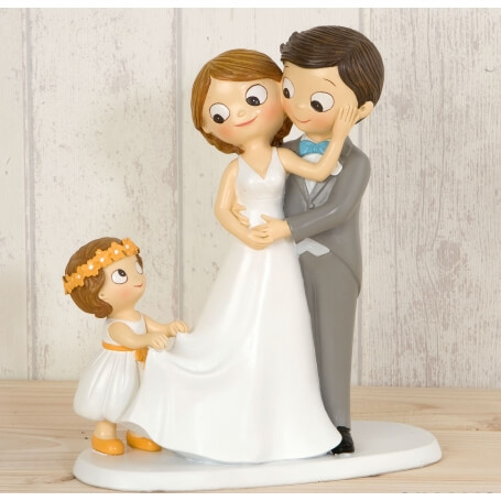 Figurine pièce montée de mariage