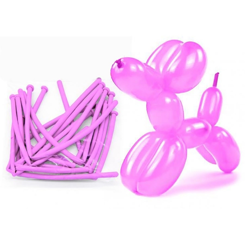 Pack de ballons modelables roses