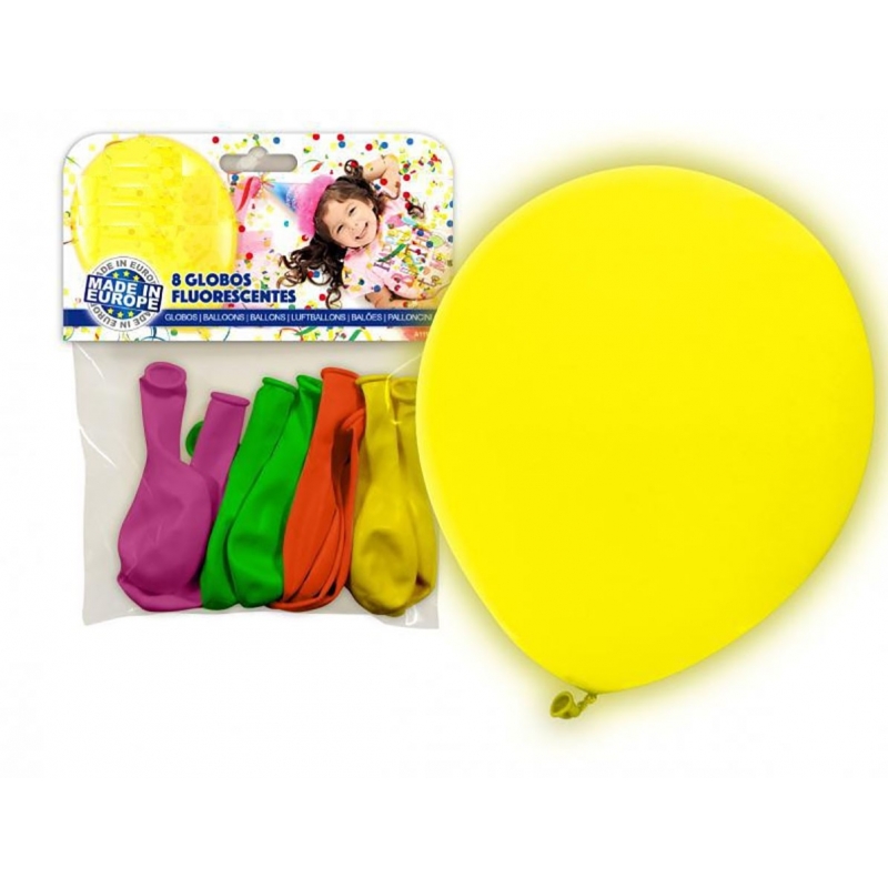 Pack de ballons fluorescents