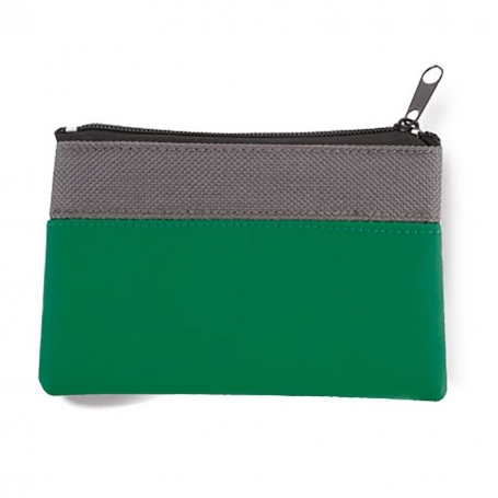 Portefeuille bicolore avec fermeture éclair Design moderne et pratique en plusieurs couleurs
