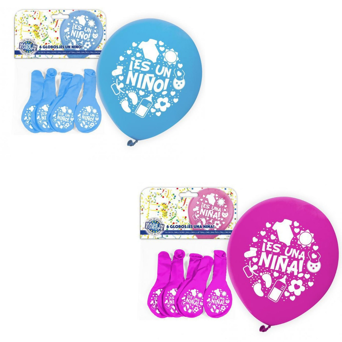 Pack de ballons de baptême