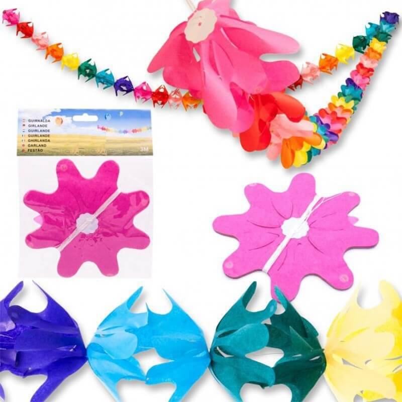 Guirlande De Fleurs En Papier Decoration Anniversaire Fanions Et Guirlandes Pour Anniversaires Guirlande De Fleurs En Papier Decoration Anniversaire Fanions Et Guirlandes Pour Anniversaires