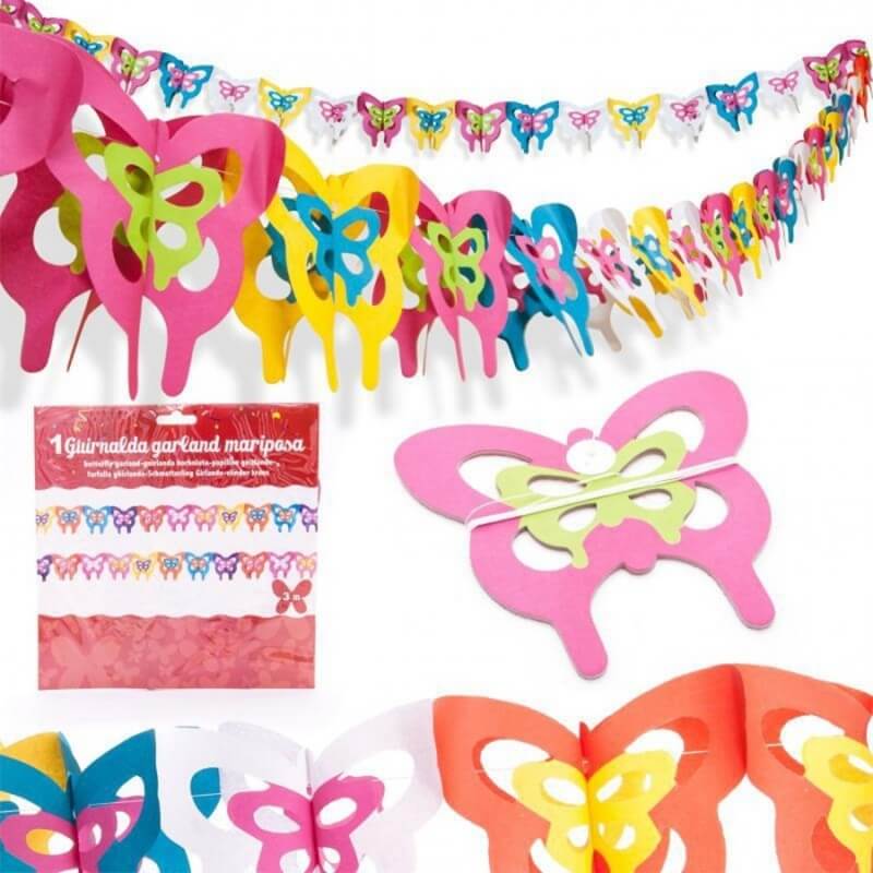 Guirlande Papillons en Papier Guirlande Papillons en Papier