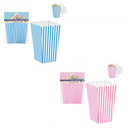 Pack de 3 boîtes pour pop-corn