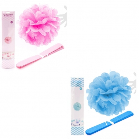 Pompoms En Papier Pour Décorer