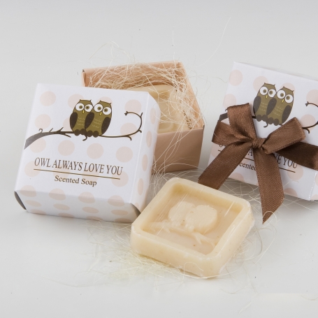 Savon hibou en cadeau pour femme