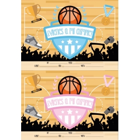 Invitation D Anniversaire Basket Ball Cadeau Anniversaire Invitations Anniversaire Couleur