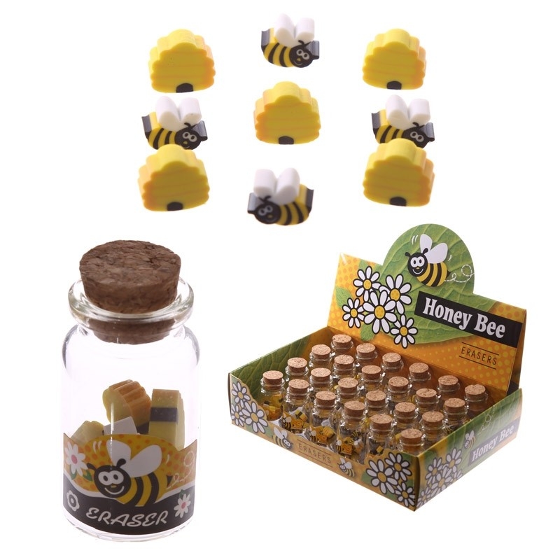 Gommes originales abeilles