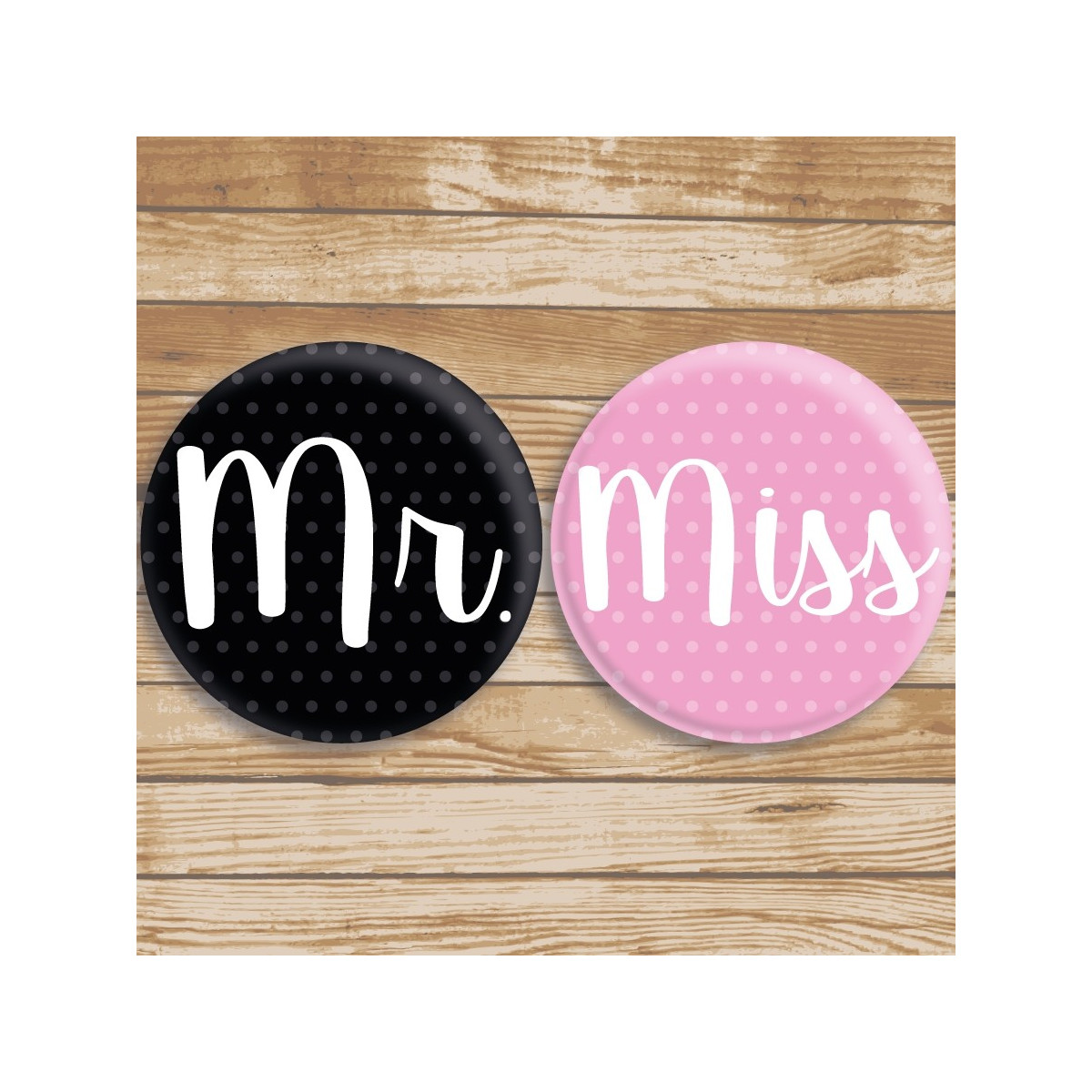 Chapas originales miss et mr