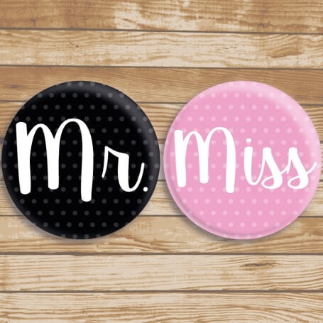 Chapas originales miss et mr