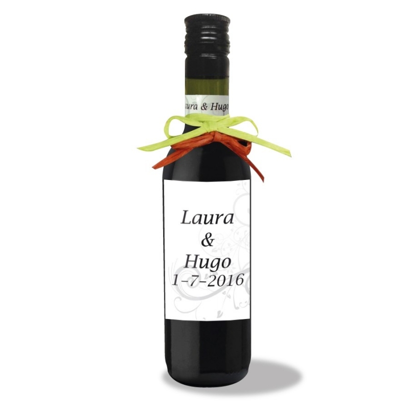 Vin personnalisé mariage