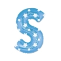 Ballons bleus lettres