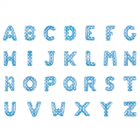 Ballons Bleus Lettres