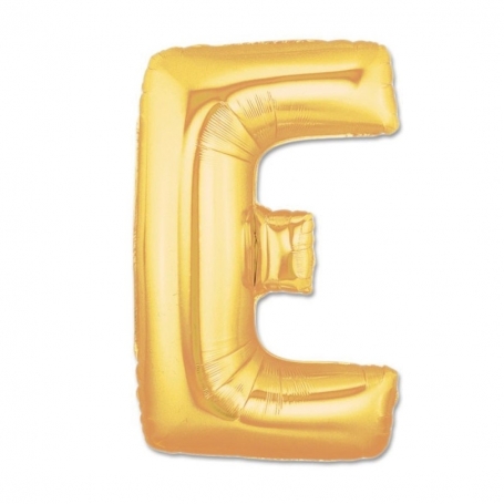 Ballons gonflables en forme de lettres dorées