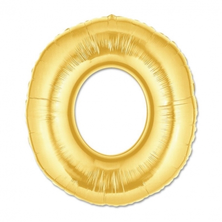 Ballons de lettres dorées