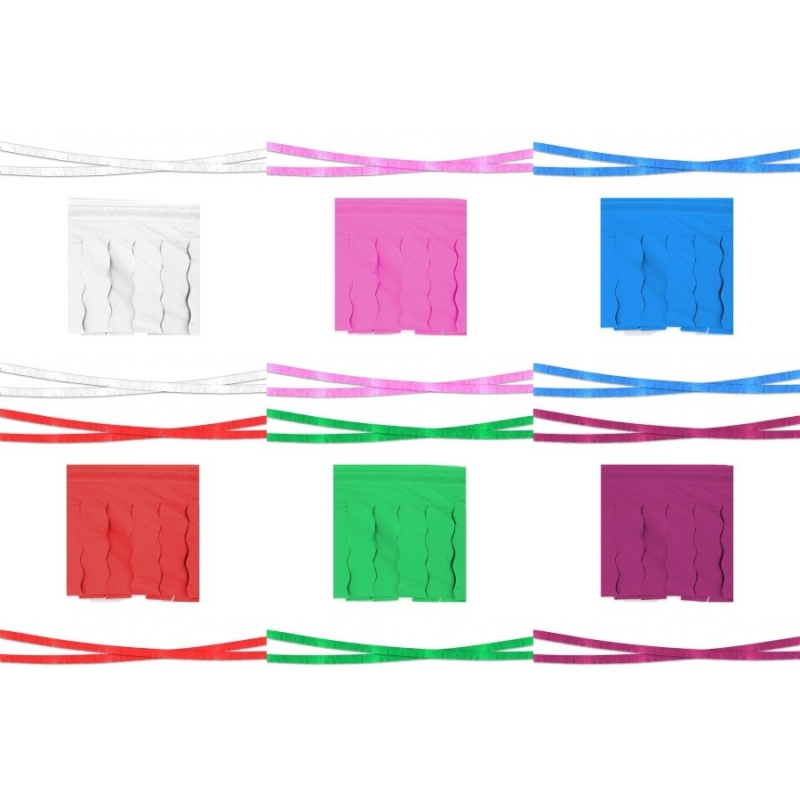 Guirlande de franges en papier