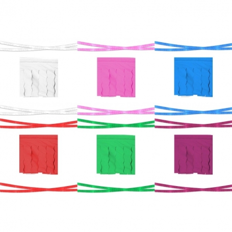 Guirlande de franges en papier