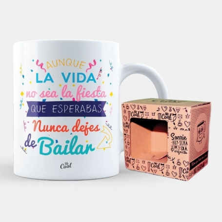 Tasse nunca dejes de bailar