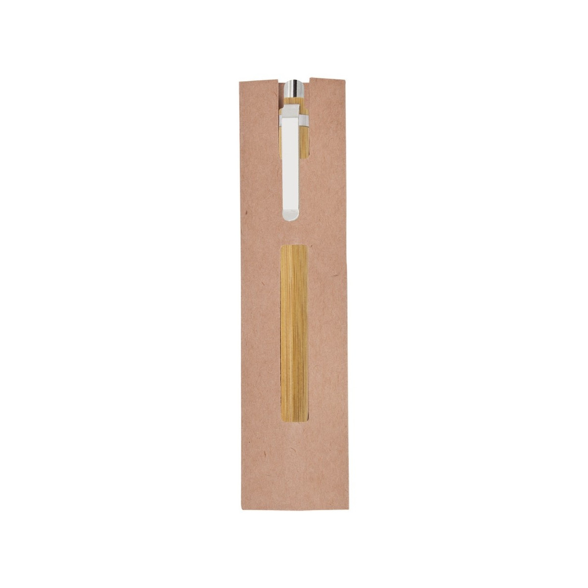 Stylo en bambou avec étui