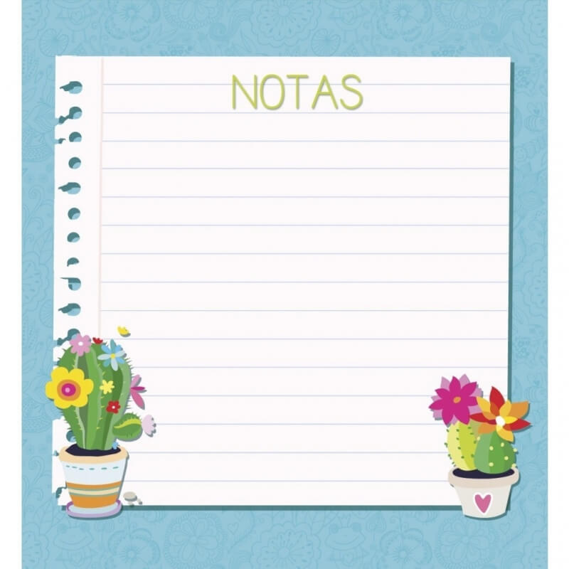 Bloc notes cactus