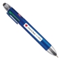 Stylo à quatre couleurs personnalisé avec autocollant pour invités